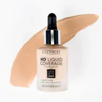 Kem nền kiềm dầu Catrice HD 24h Liquid Coverage Foundation 30ML che phủ tốt