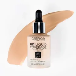 Kem nền kiềm dầu Catrice HD 24h Liquid Coverage Foundation 30ML che phủ tốt